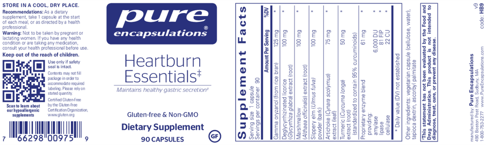 Product image for Heartburn Essentials*.