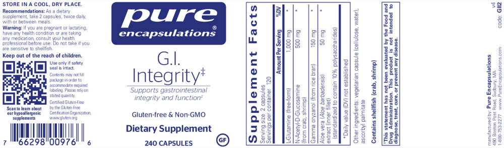 Product image for G.I. Integrity*.