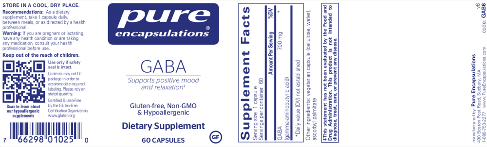Product image for GABA.