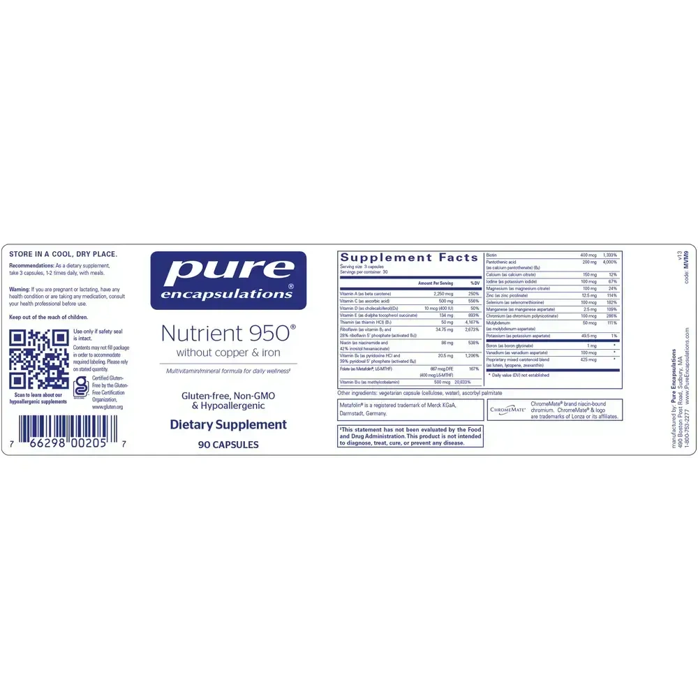 Product image for Nutrient 950® without Copper &amp; Iron.