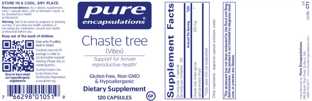 Product image for Chaste Tree (Vitex).