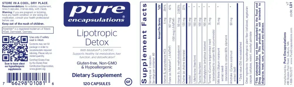 Product image for Lipotropic Detox.