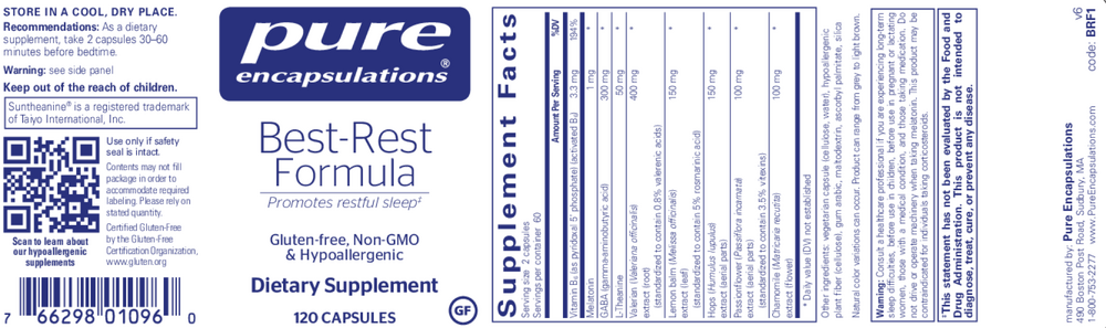 Product image for Best-Rest Formula.