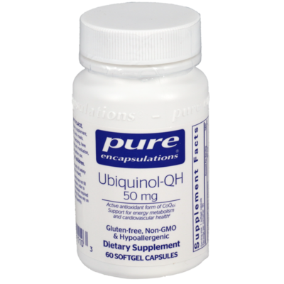 Ubiquinol-QH 50mg 60 Softgel Capsules