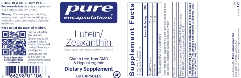 Product image for Lutein/Zeaxanthin.
