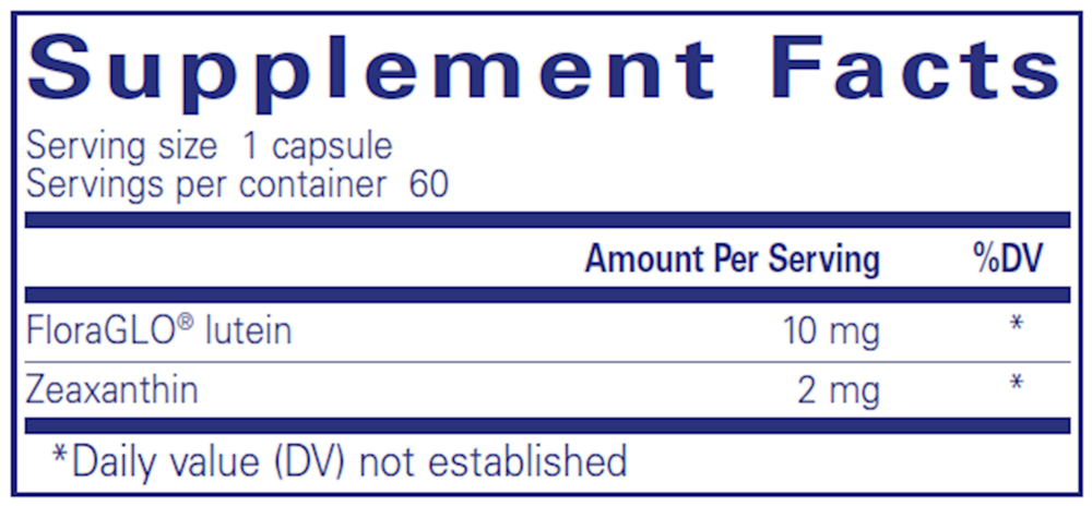Product image for Lutein/Zeaxanthin.