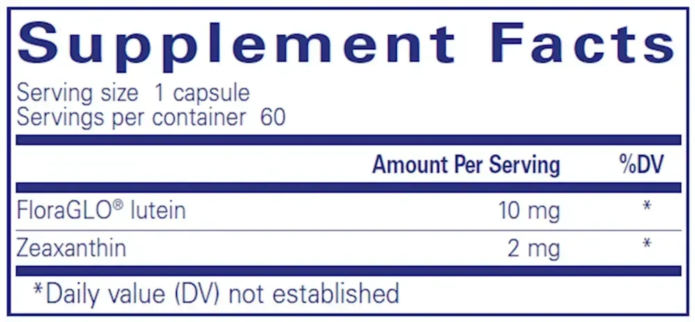 Product image for Lutein/Zeaxanthin.
