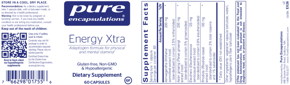 Product image for Energy Xtra.