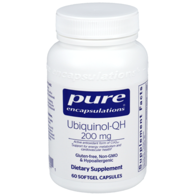 Ubiquinol-QH 200mg 60 Softgel Capsules