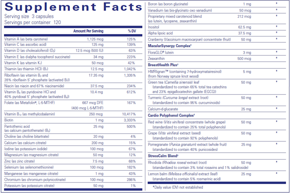 Product image for Women's Nutrients 40+.