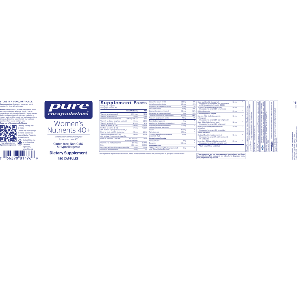 Product image for Women's Nutrients 40+.