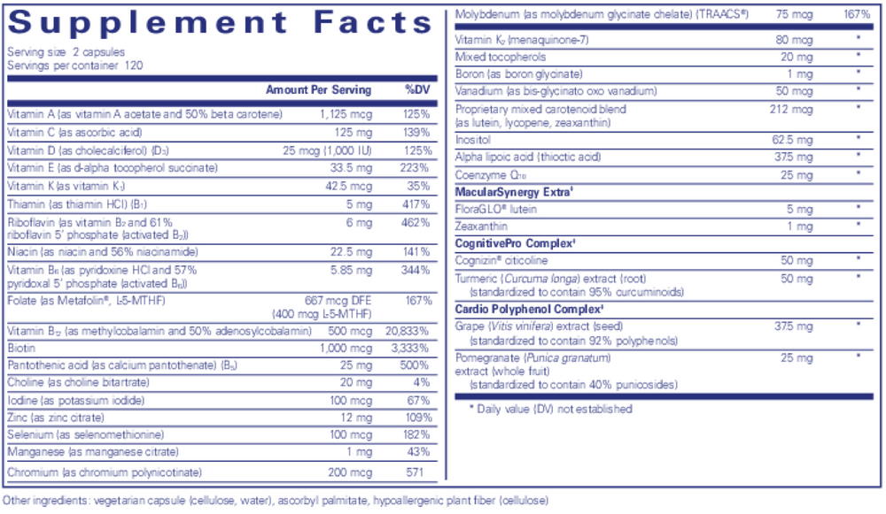 Product image for Longevity Nutrients.
