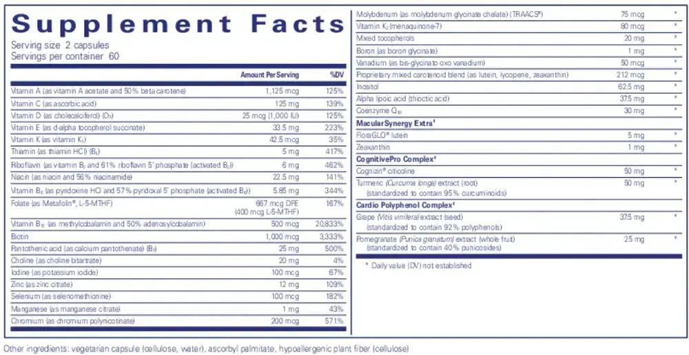 Product image for Longevity Nutrients.