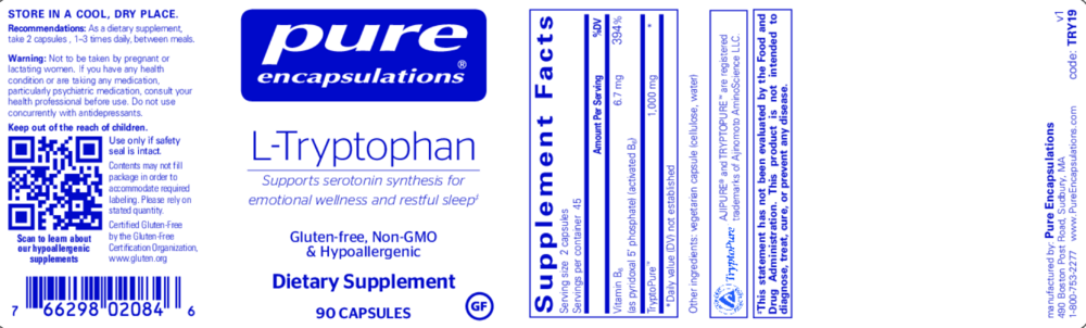 Product image for L-Tryptophan.