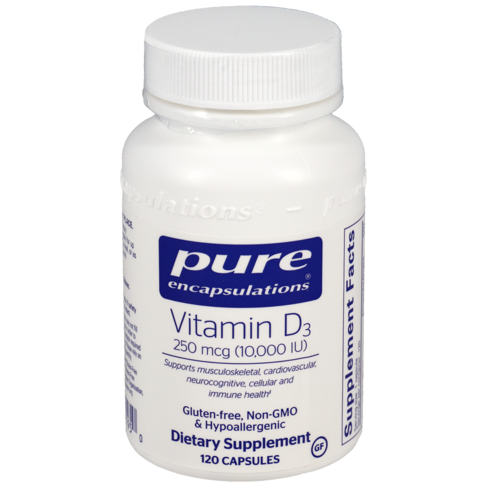 Product image for Vitamin D3  250mcg (10,000IU).
