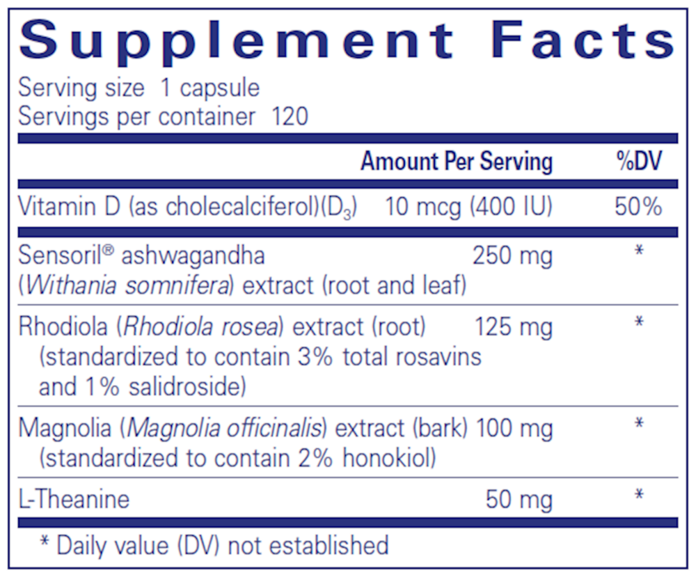 Product image for Cortisol Calm*.