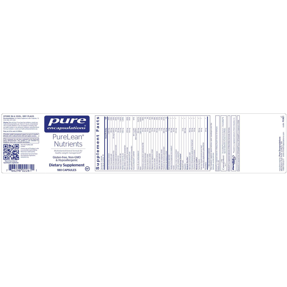 Product image for PureLean Nutrients.