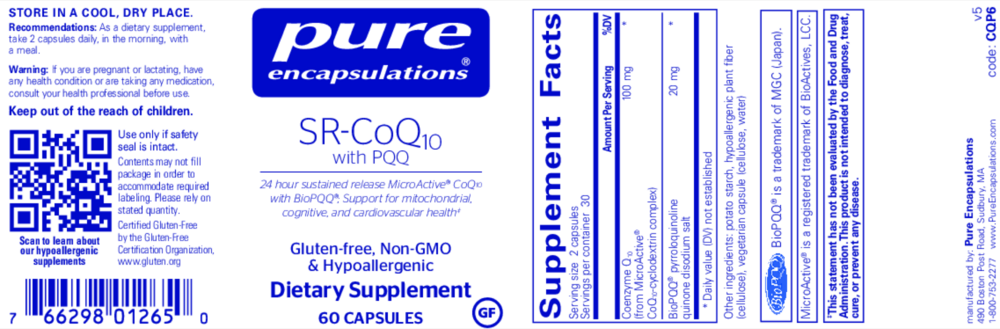 Product image for SR-CoQ10 w/PQQ.