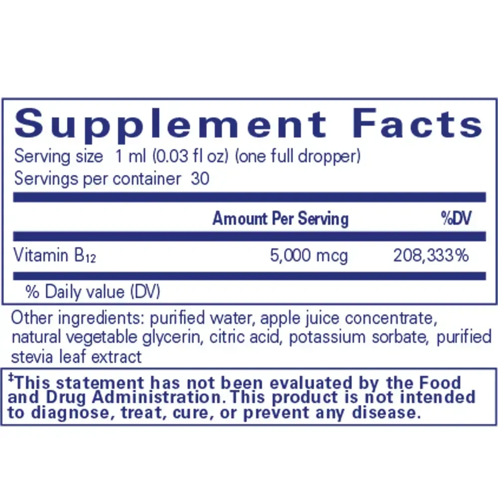 Product image for B12 5000 Liquid.