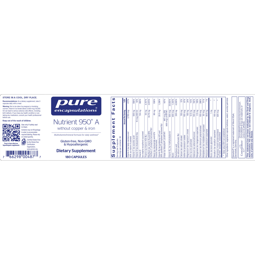 Product image for Nutrient 950® A without copper &amp; iron.