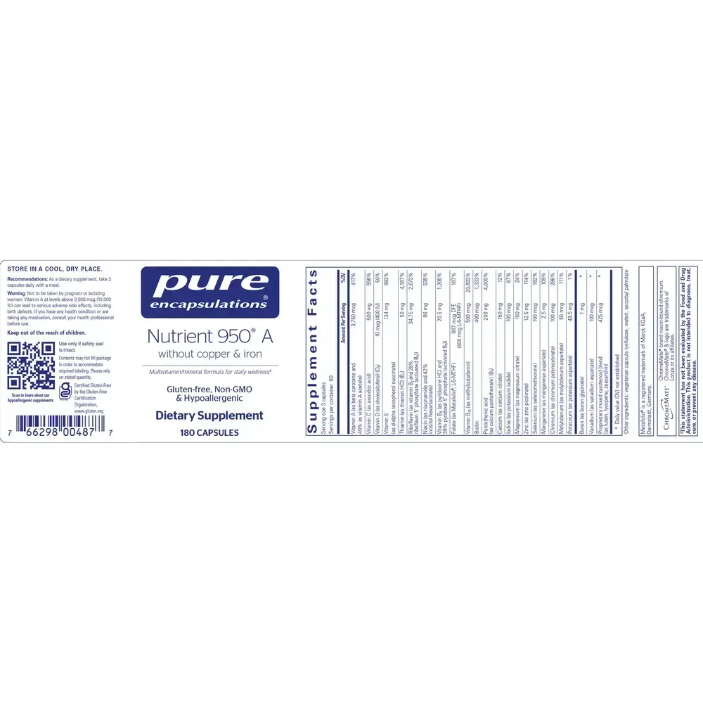 Product image for Nutrient 950® A without copper &amp; iron.