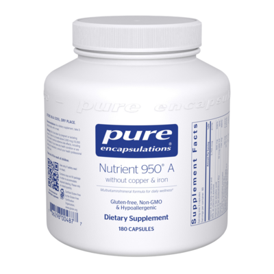 Nutrient 950® A without copper & iron 180 capsules
