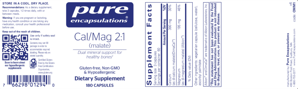 Product image for Cal/Mag (Malate) 2:1.