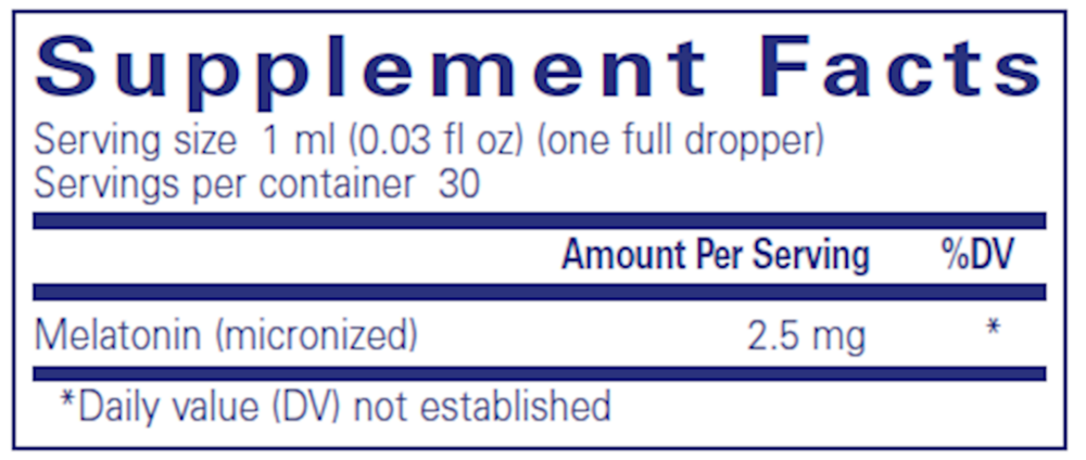 Product image for Melatonin Liquid.