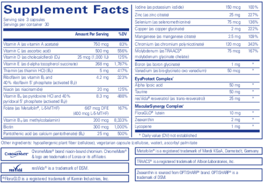 Product image for VisionPro Nutrients*.