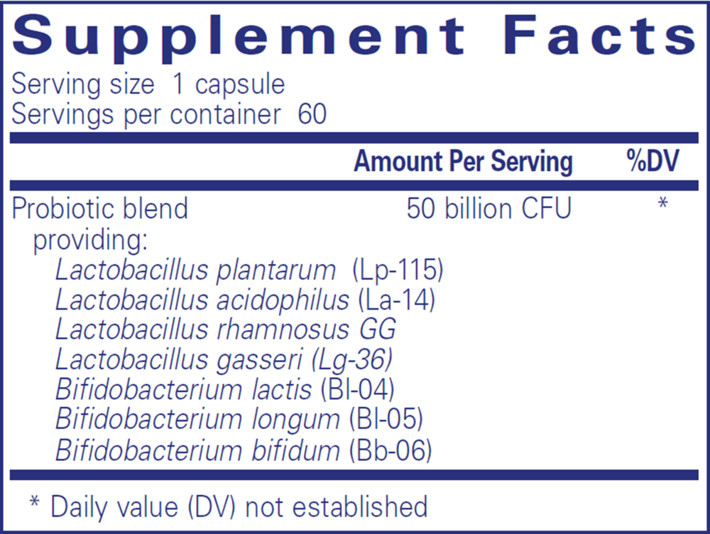 Product image for Probiotic 50B.