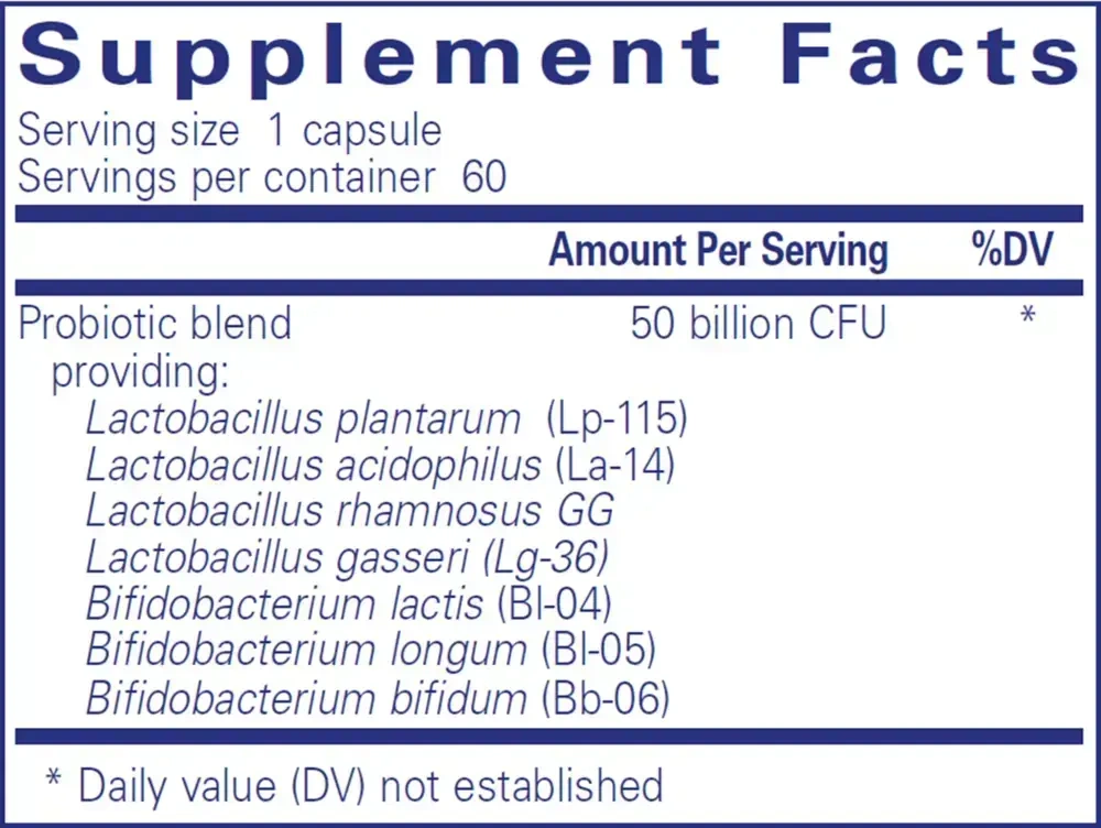 Product image for Probiotic 50B.