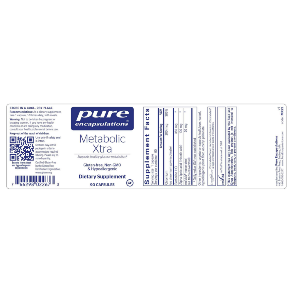 Product image for Metabolic Xtra.