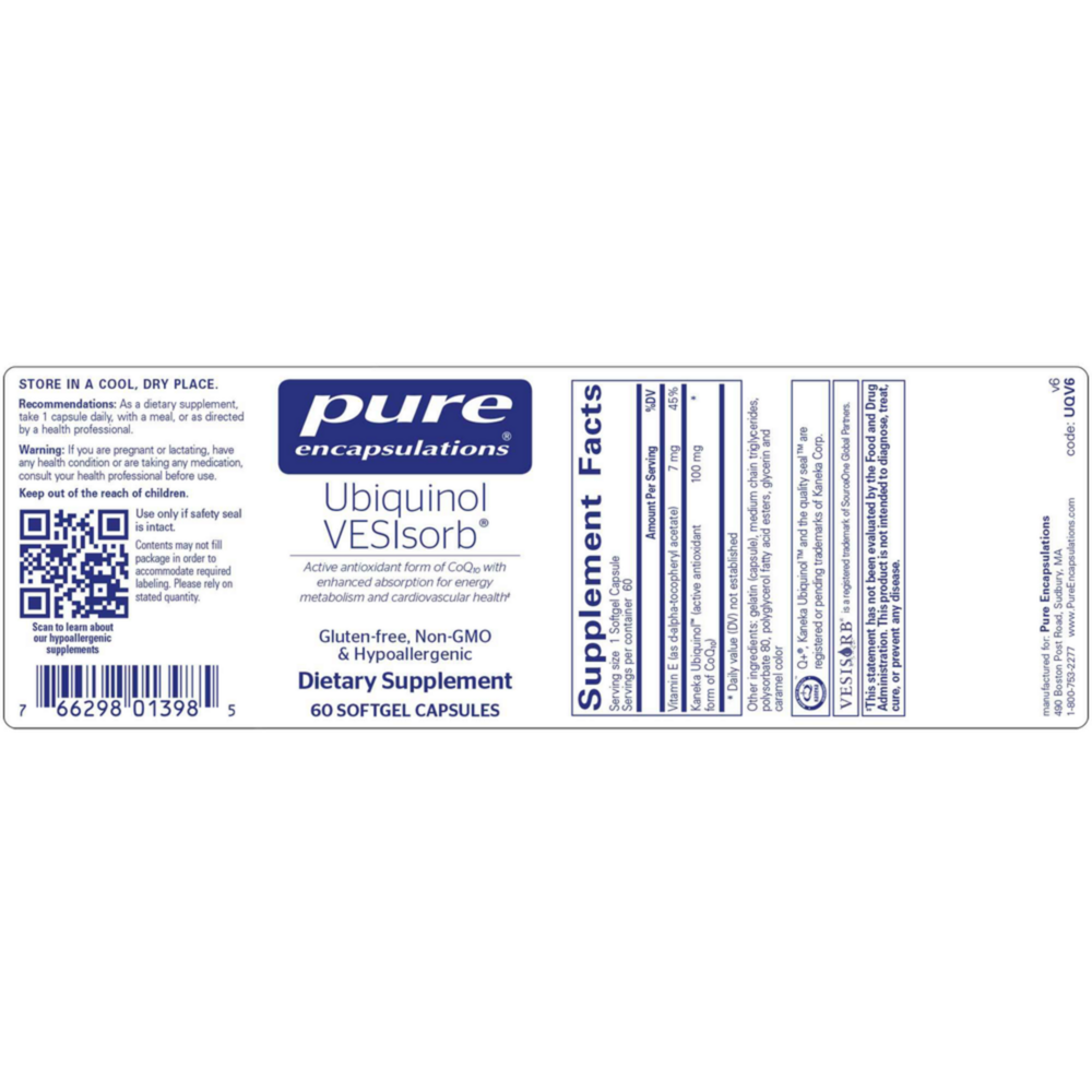 Product image for Ubiquinol VESIsorb.