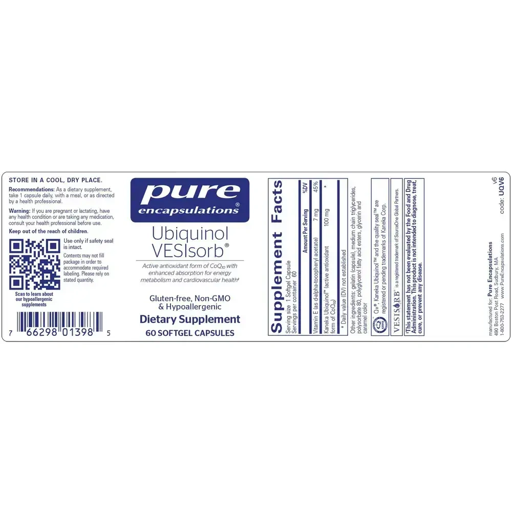 Product image for Ubiquinol VESIsorb.