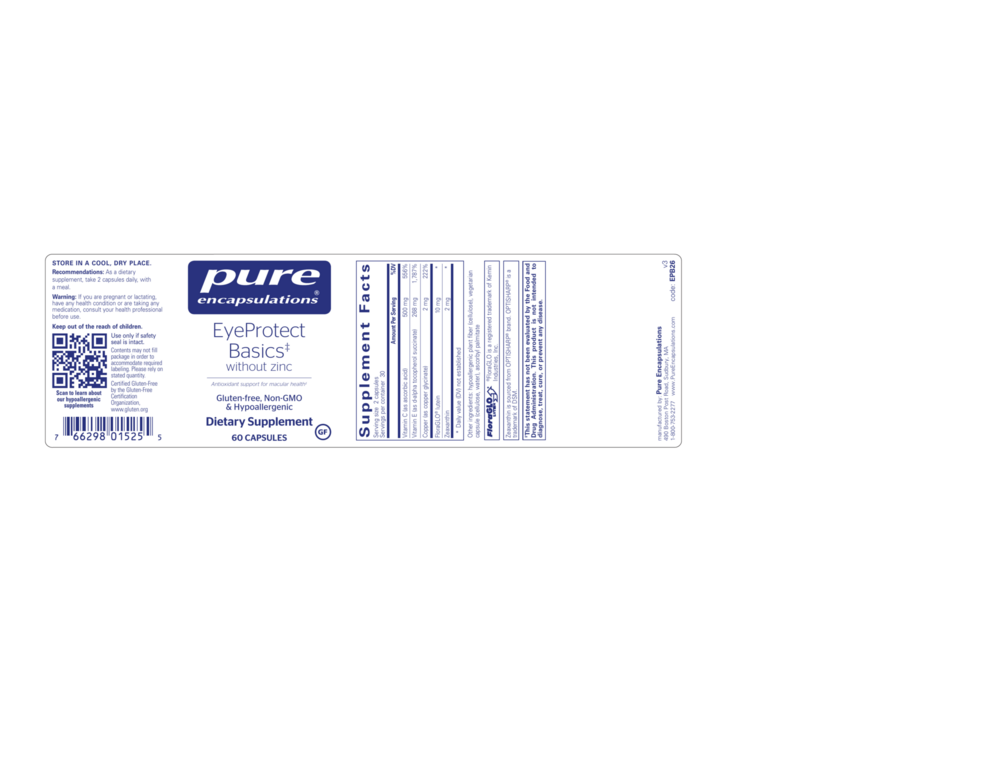 Product image for Eye Protect Basics w/o zinc*.