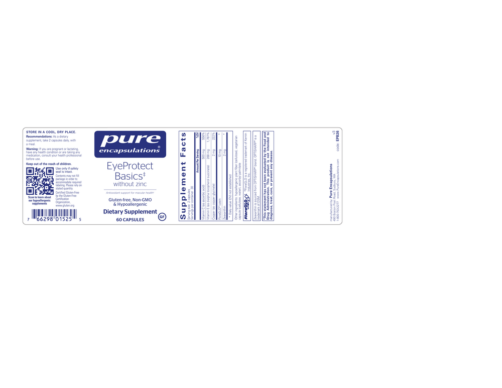 Product image for Eye Protect Basics w/o zinc*.