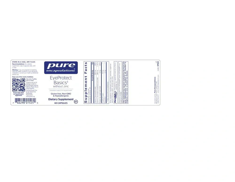 Product image for Eye Protect Basics w/o zinc*.