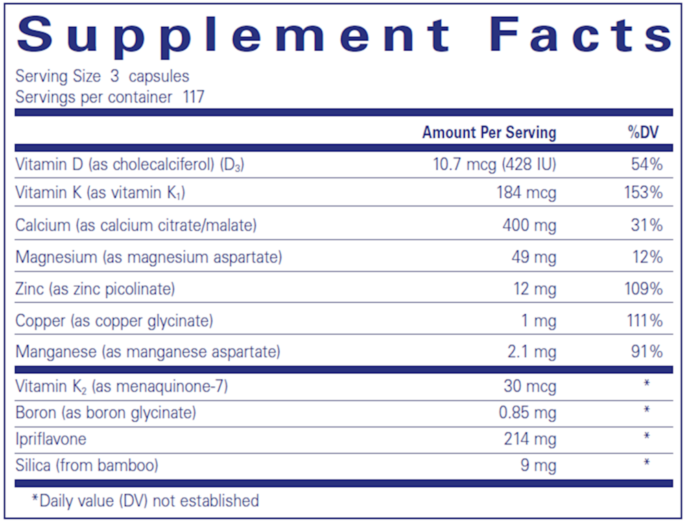 Product image for +CAL+ With Ipriflavone.