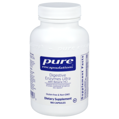Digestive Enzymes Ultra w/ Betaine 180 capsules Digestive Enzymes Ultra w/ Betaine 180 capsules