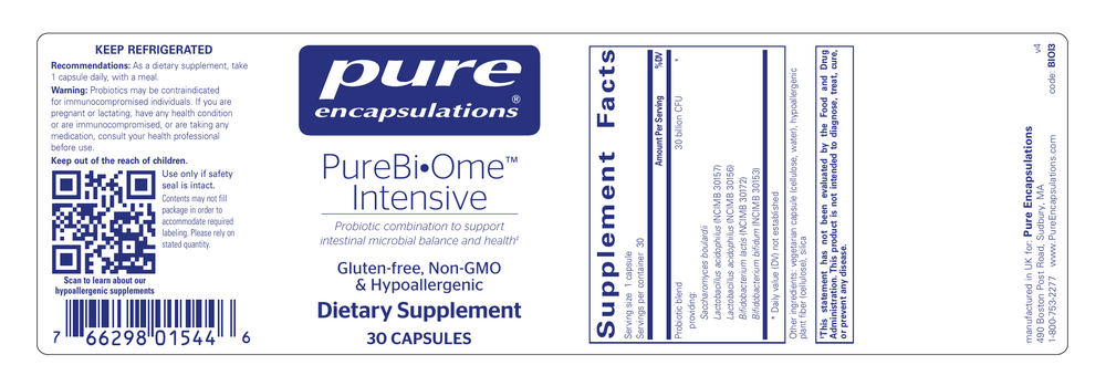 Product image for PureBi Ome Intensive.