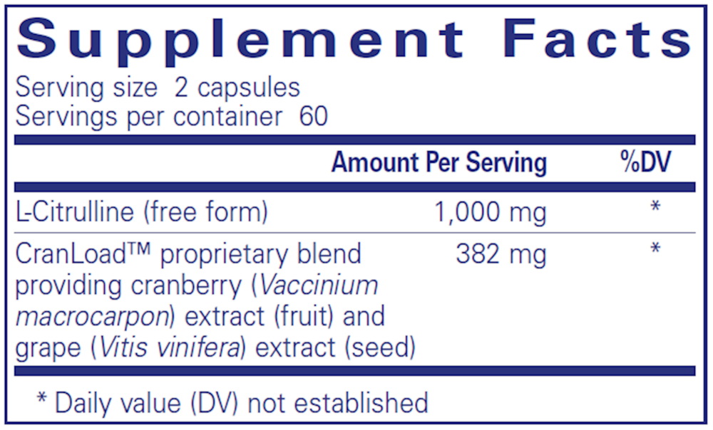 Product image for Nitric Oxide Ultra* Caps.