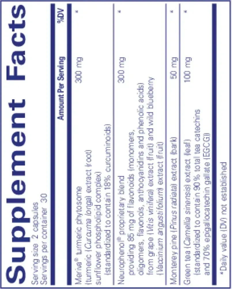 Product image for CurcumaSorb Mind.