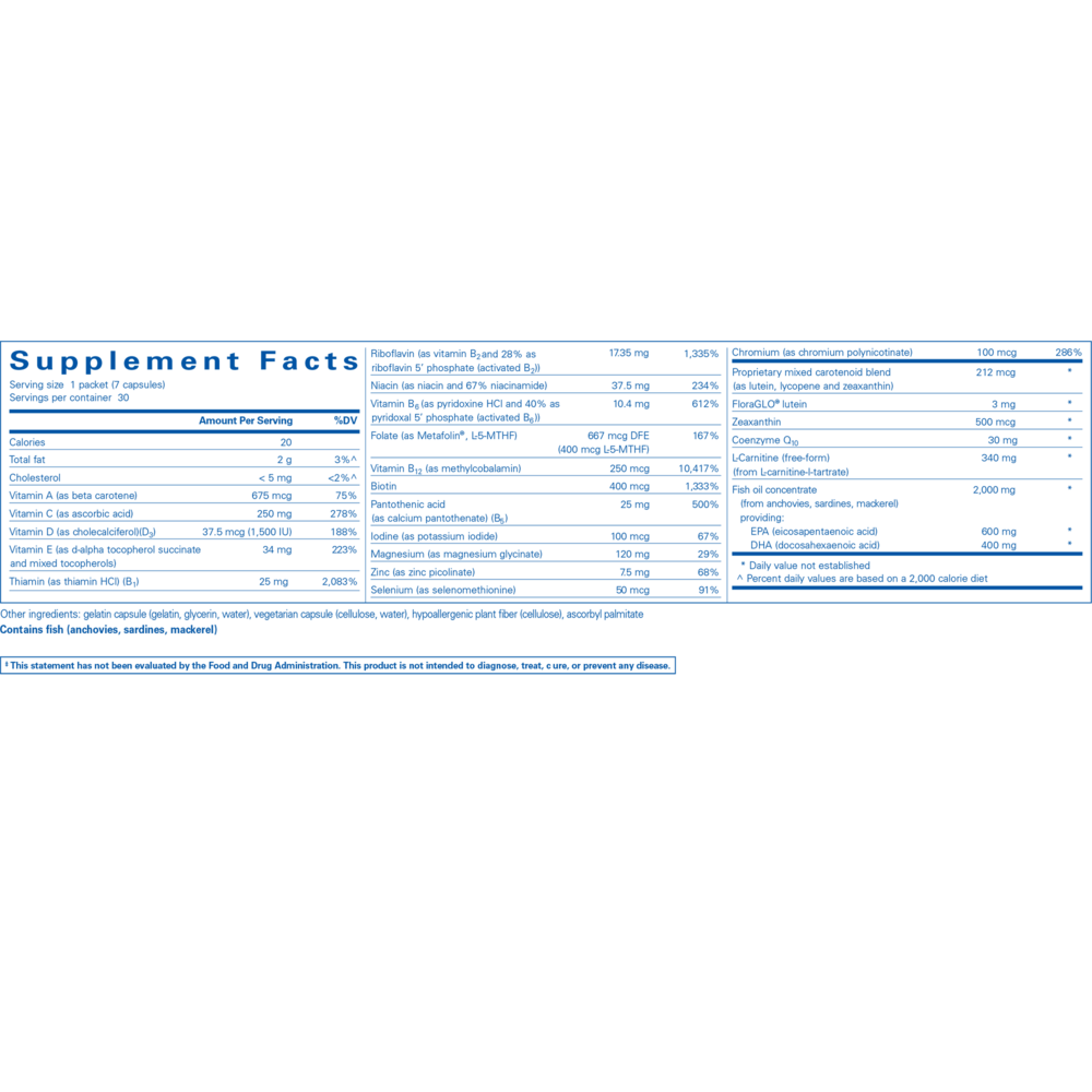 Product image for Energize Plus Pure Pack packets.