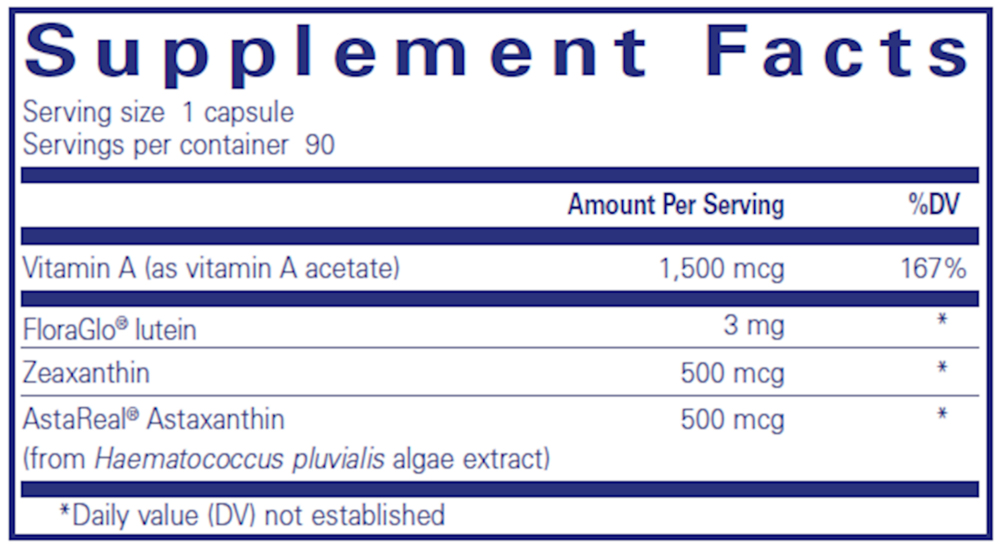 Product image for Vitamin A + Carotenoids.