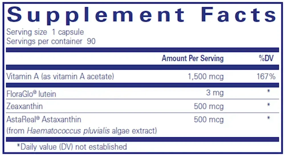 Product image for Vitamin A + Carotenoids.