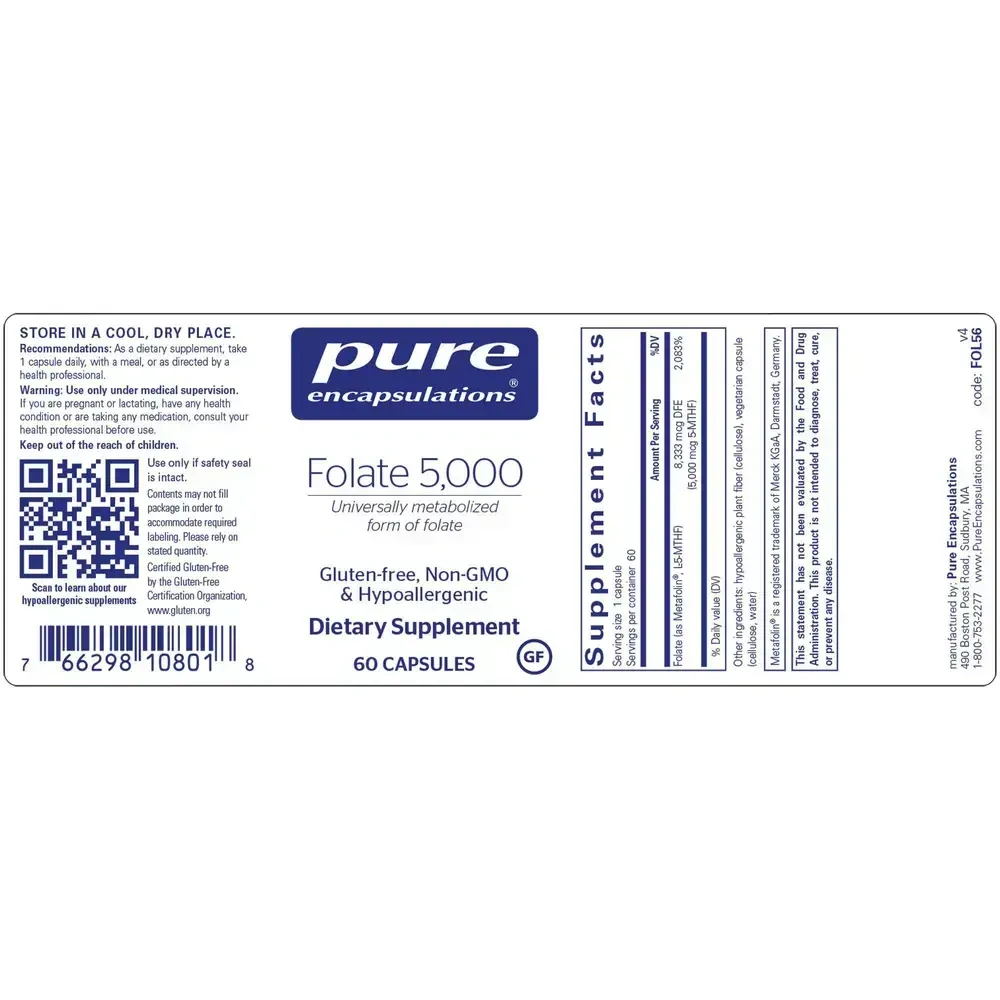 Product image for Folate 5000.