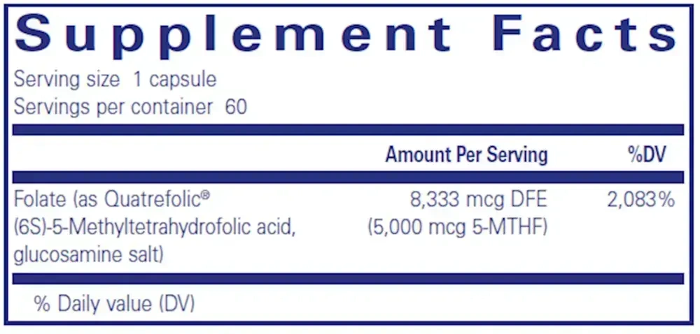 Product image for Folate 5000.