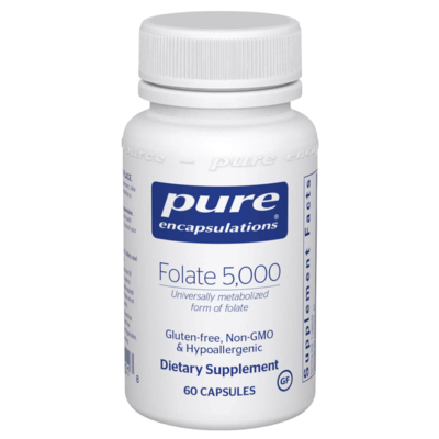 Folate 5000 (60 capsules) Product image for Folate 5000 (60 capsules).