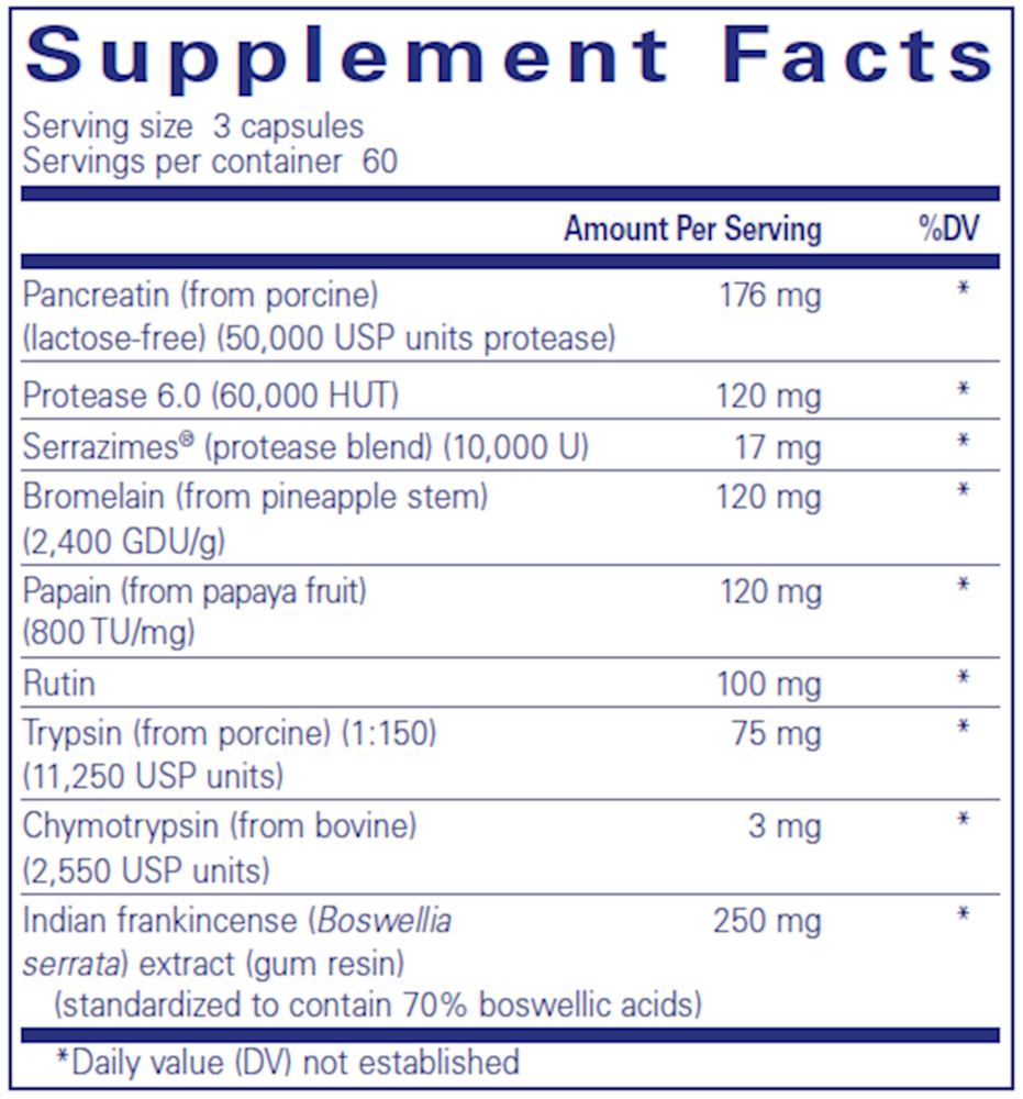 Product image for Systemic Enzyme Complex.