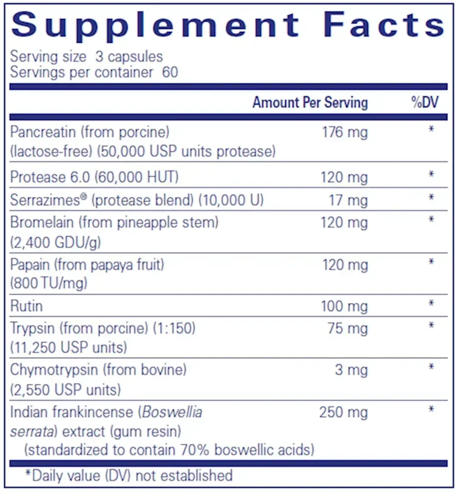 Product image for Systemic Enzyme Complex.